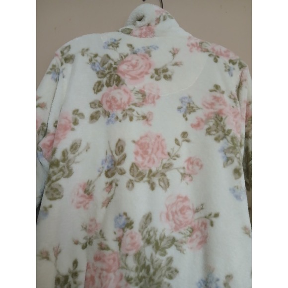 Lauren Ralph Lauren Robe Large Tie Waist Pockets Comfort Lounge Plush Cozy - Picture 7 of 14